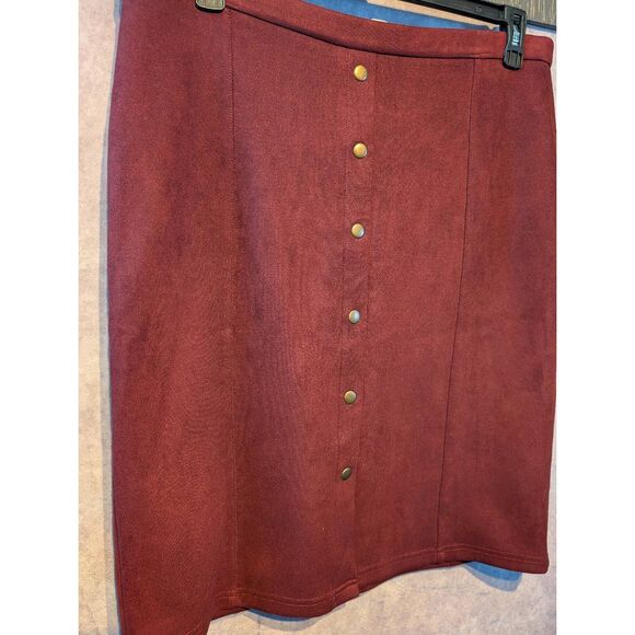 Retrology velvety smooth pencil skirt large - Picture 2 of 4